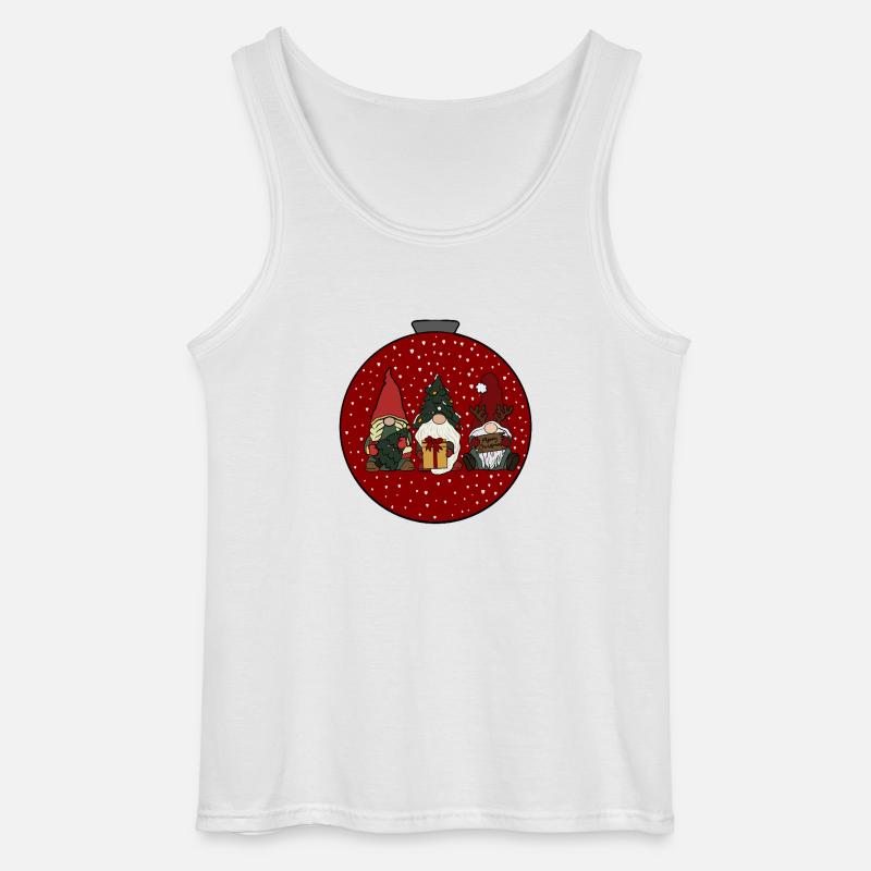 Weihnachtskugel  - Gildan Männer Tank Top - Weiß