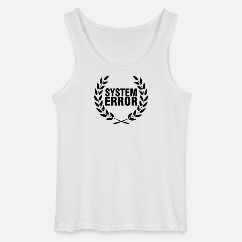 System failure - Gildan Men’s Tank Top - white