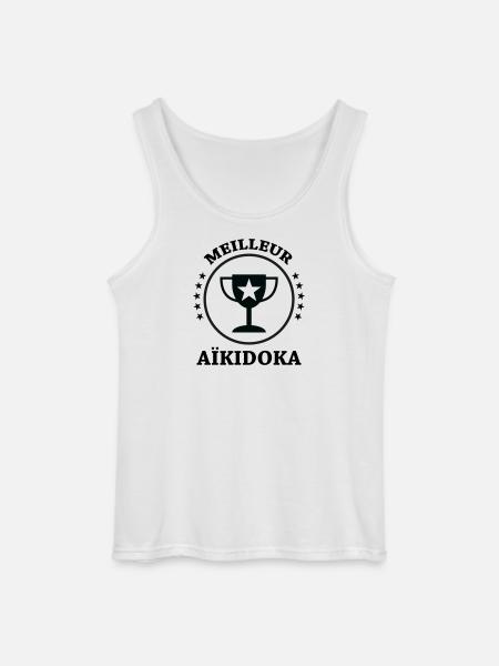 Best Aikido - Aikido - Gildan Men’s Tank Top - white