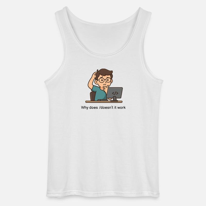 Why does/doesn’t it work - Gildan Männer Tank Top - Weiß