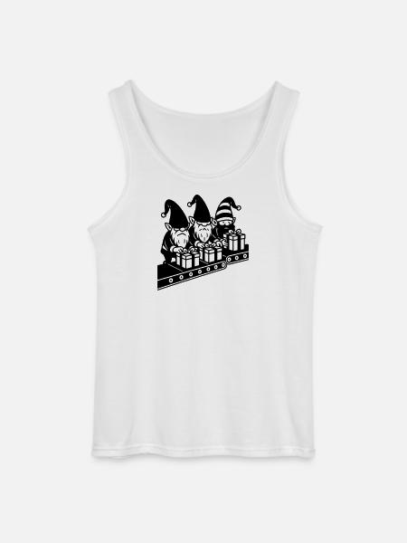 Weight Assembly Line Gifts Factory - Gildan Men’s Tank Top - white