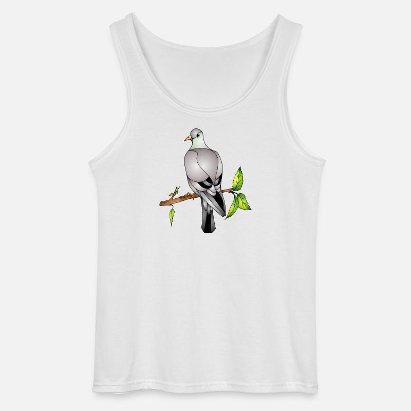Vogel - Gildan Männer Tank Top - Weiß