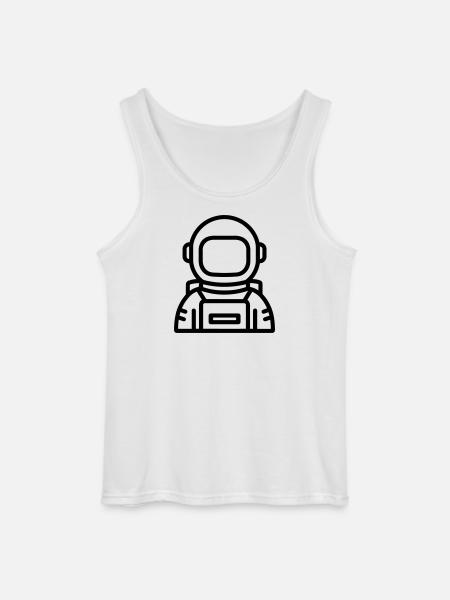 astronaute - Débardeur Gildan Homme - blanc