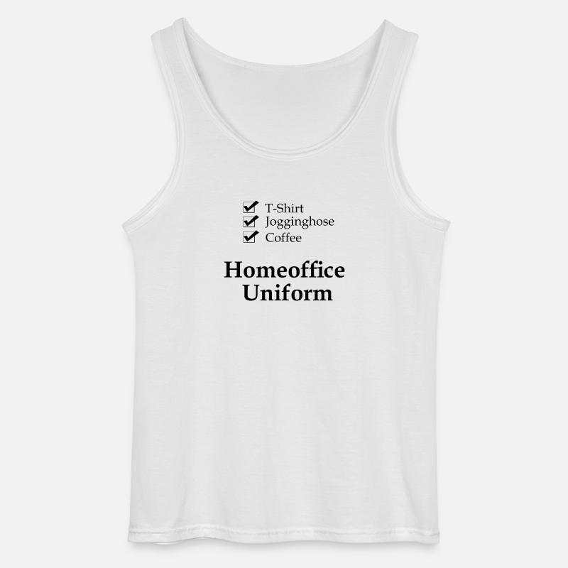 Checkliste_Homeoffice_Uniform_S - Gildan Men’s Tank Top - white