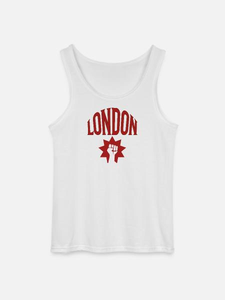 London - Gildan Männer Tank Top - Weiß
