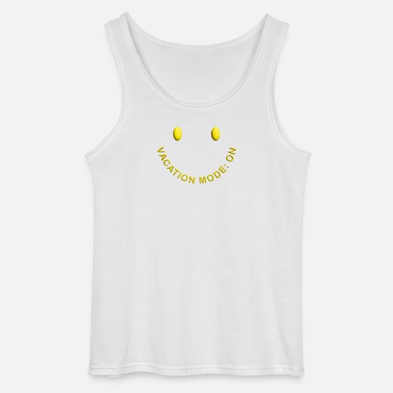 Vacation Mode On Gute Laune Statement - Gildan Männer Tank Top - Weiß