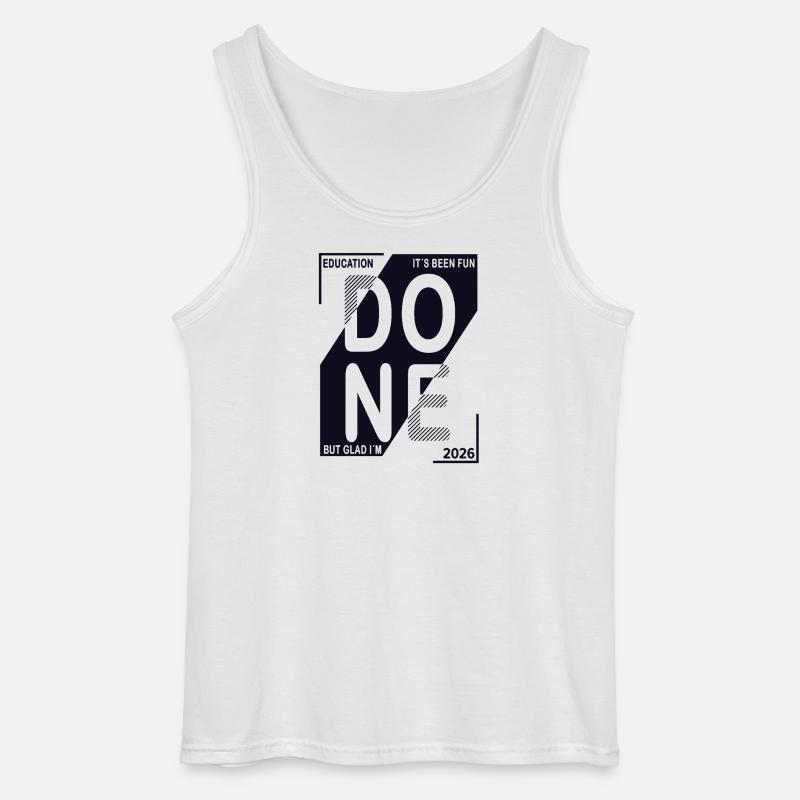 Done 2026 – Training completed design - Gildan Men’s Tank Top - white