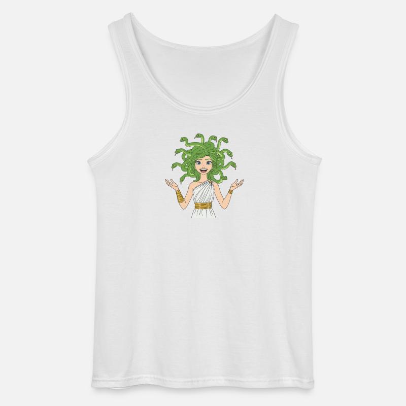 Medusa, la dea della mitologia greca - Canotta da uomo Gildan - bianco