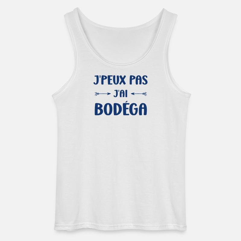 Ich kann nicht, ich habe Bodéga - Gildan Männer Tank Top - Weiß