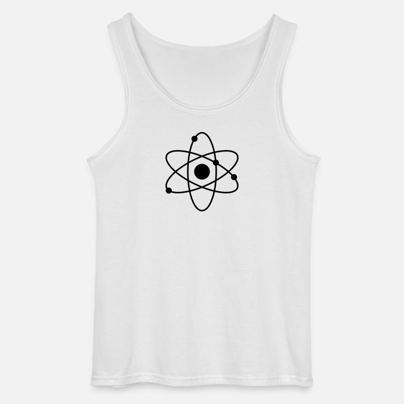 Atom - Gildan Men’s Tank Top - white