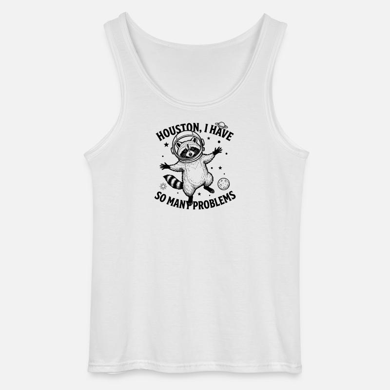 Problem bear - Gildan Men’s Tank Top - white