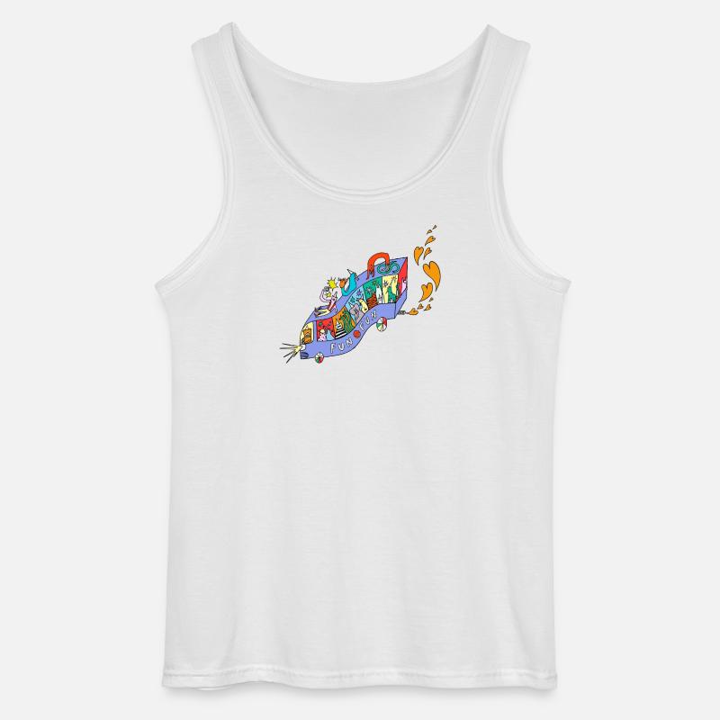 FUN_FUN_EXPRESS - Gildan Männer Tank Top - Weiß