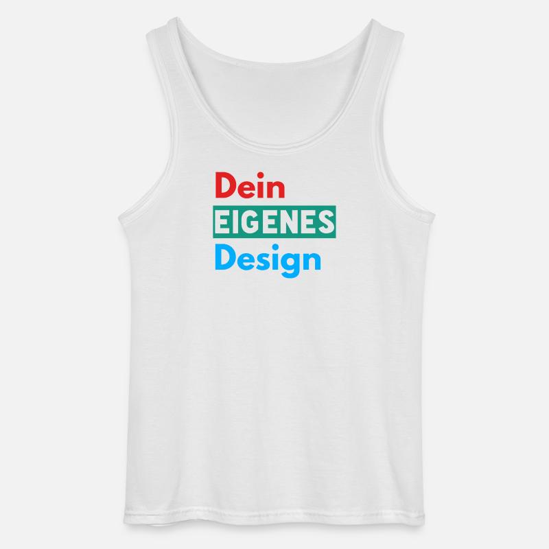 Dein Eigenes Design - Gildan Männer Tank Top - Weiß
