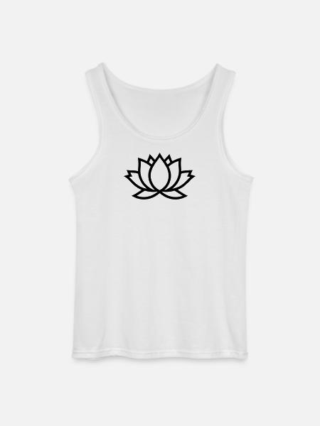 lotus - Débardeur Gildan Homme - blanc