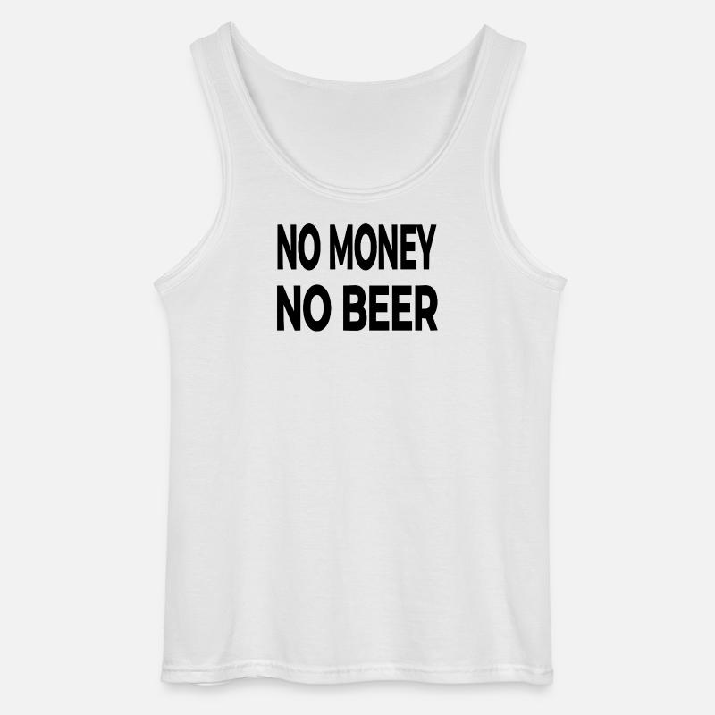 Bier - Gildan Männer Tank Top - Weiß