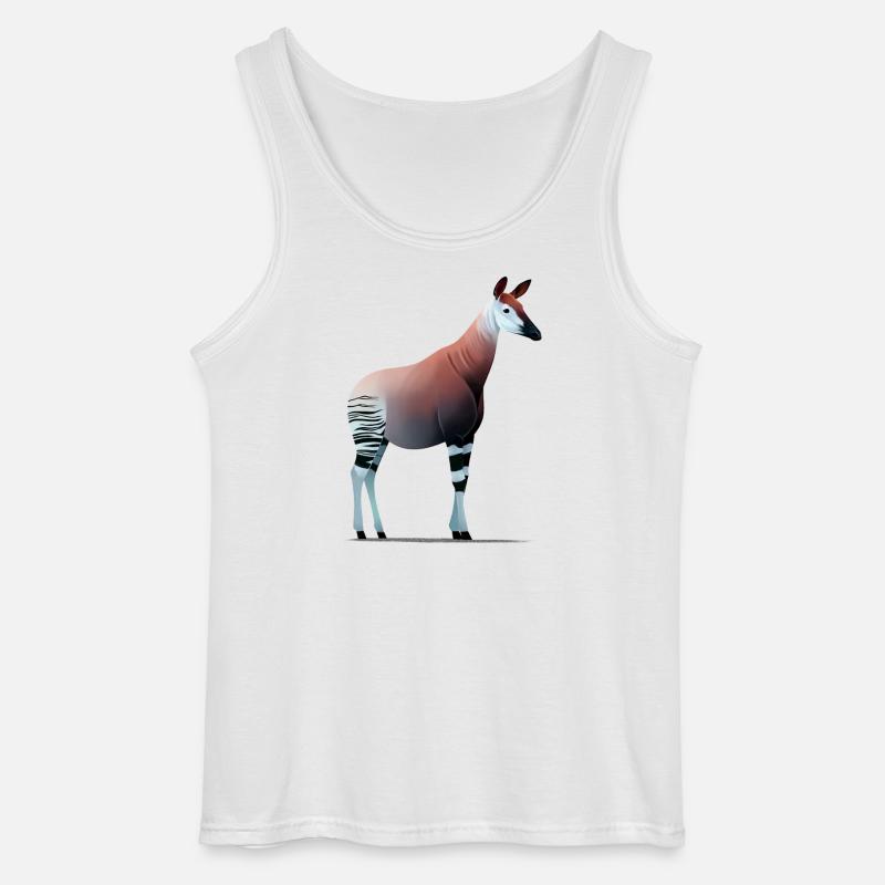 Okapi - Gildan tanktop til mænd - hvid