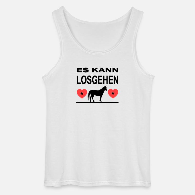 hester - Gildan singlet for menn - hvit