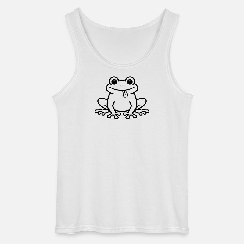 Toad Comic Frog - Gildan Men’s Tank Top - white