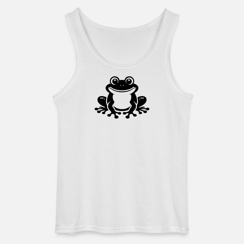 Toad Comic Frog - Gildan Men’s Tank Top - white