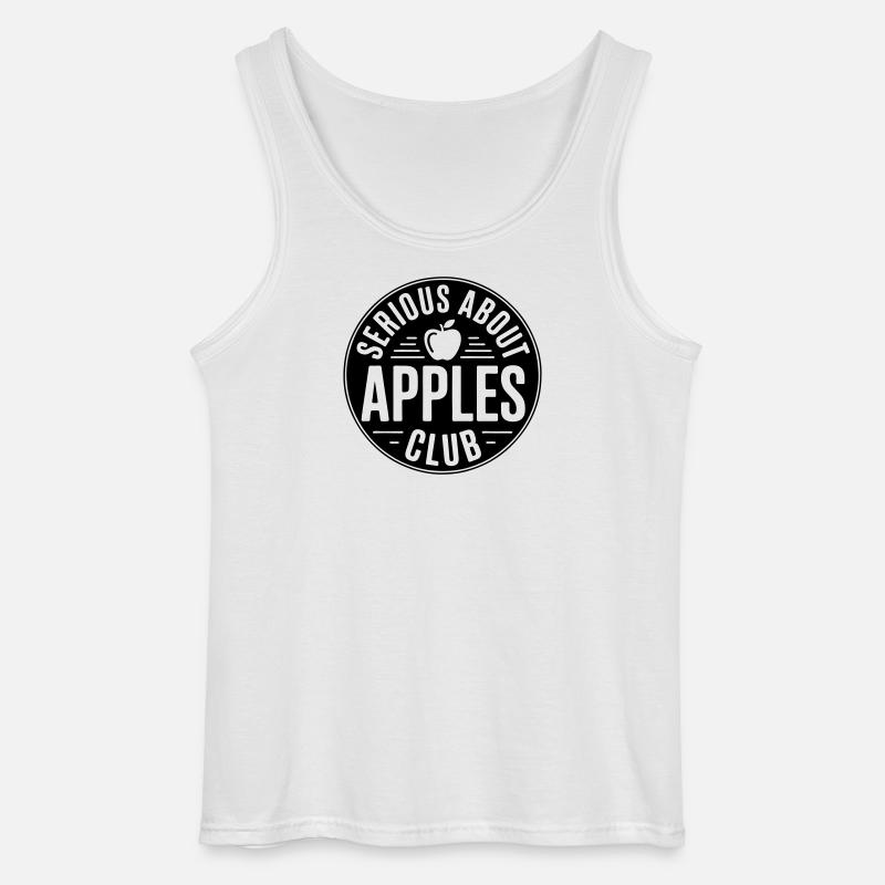 Äpfel - Serious about apples club - Gildan Männer Tank Top - Weiß