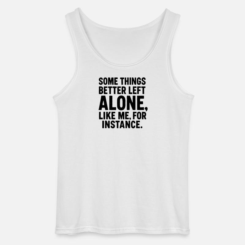 Lustiger Spruch Introvertierte Nerds Geschenkidee - Gildan Männer Tank Top - Weiß
