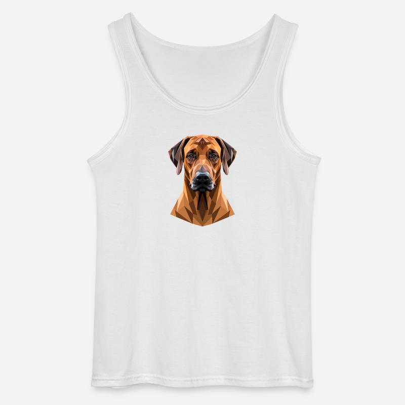 Cani da caccia Rhodesian Ridgeback Pride Ridgeback - Canotta da uomo Gildan - bianco