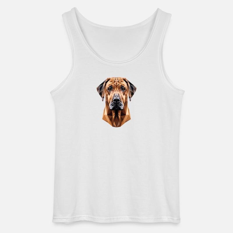 Rhodesian Ridgeback Jagdhund Hunde Stolz Ridgeback - Gildan Männer Tank Top - Weiß