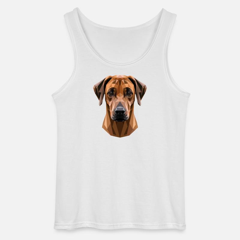 Rhodesian Ridgeback Jagdhund Hunde Stolz Ridgeback - Gildan Männer Tank Top - Weiß