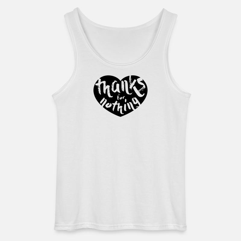 thanks for nothing - Gildan Männer Tank Top - Weiß