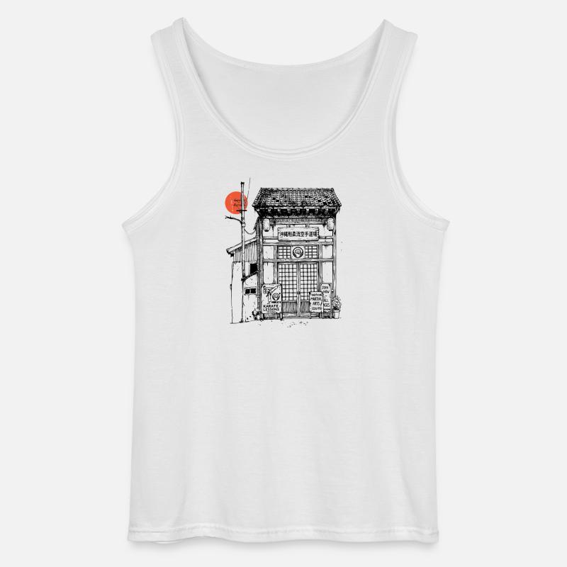 Goju Ryu Dojo - Gildan Männer Tank Top - Weiß