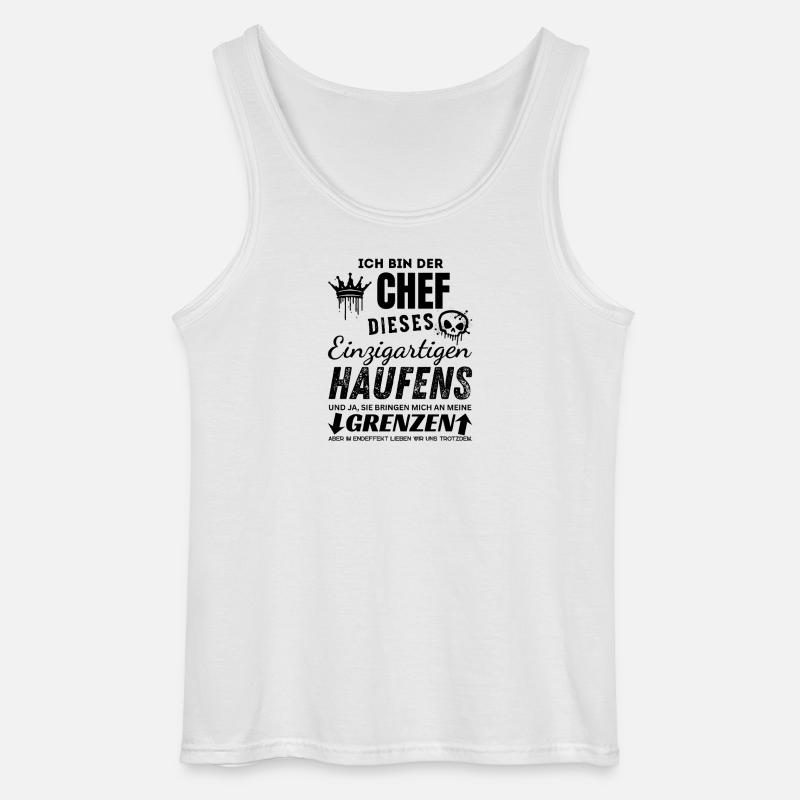 Chef des einzigartigen Haufens Chef Geschenk - Gildan Männer Tank Top - Weiß
