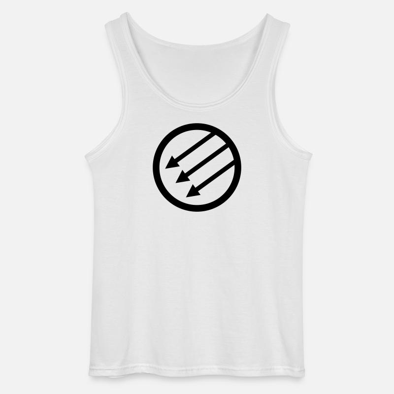 Iron Front / Eiserne Front / Järnfronten - Gildan Männer Tank Top - Weiß