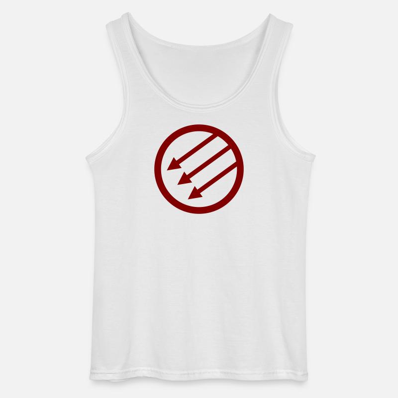 Iron Front / Eiserne Front / Järnfronten - Gildan Männer Tank Top - Weiß