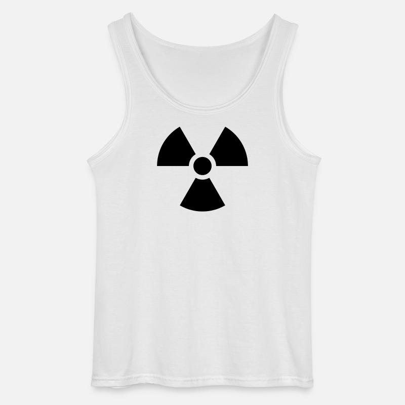 Atom Nuklear - Gildan Männer Tank Top - Weiß
