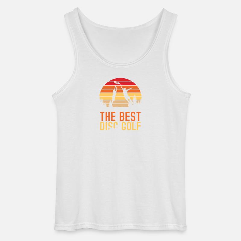 Disc Golf Geschenke Discgolf - Gildan Männer Tank Top - Weiß