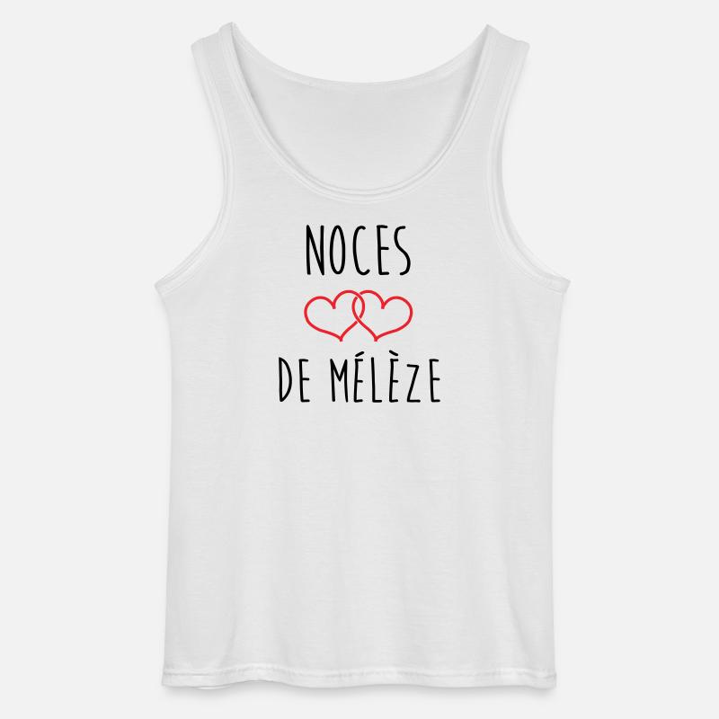Larch Wedding 69 Jahre Ehe - Gildan Männer Tank Top - Weiß