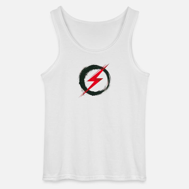 Digital Freedom - Retro Future Art - Gildan Männer Tank Top - Weiß