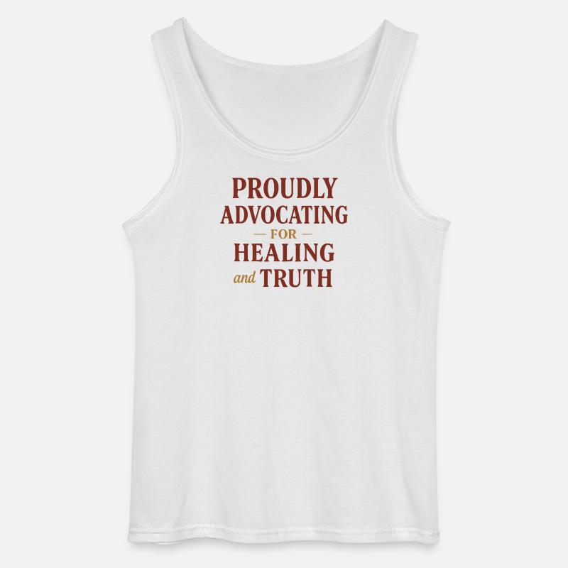 Forensic Nurse Practitioner Healing & Truth - Gildan Männer Tank Top - Weiß