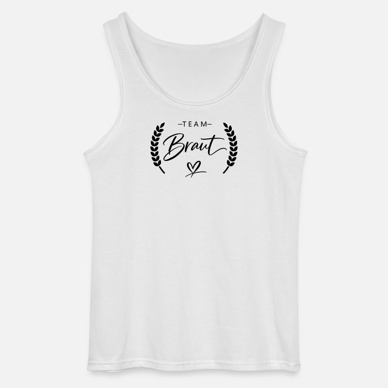 Team Braut - Gildan Männer Tank Top - Weiß