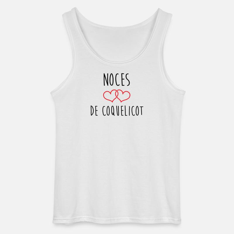 Mohnhochzeit 8 Jahre Ehe - Gildan Männer Tank Top - Weiß