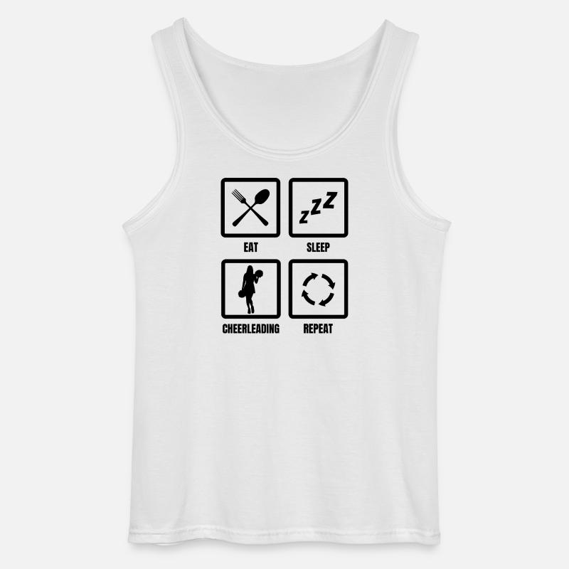 Cheerleading Routine - Gildan Männer Tank Top - Weiß