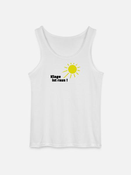 Klage ist raus Sonne - Gildan Männer Tank Top - Weiß