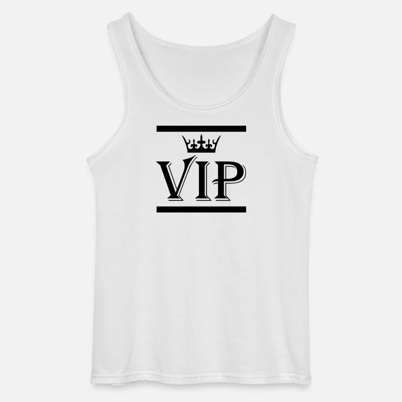 VIP - Canotta da uomo Gildan - bianco