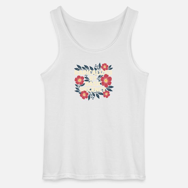 Radicalized Basic Decency Kindness Human Rights - Gildan Men’s Tank Top - white