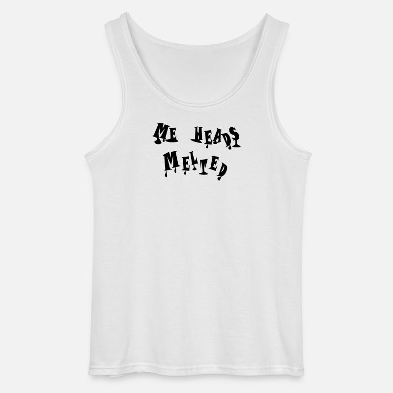Meine Köpfe sind dahingeschmolzen - Gildan Männer Tank Top - Weiß