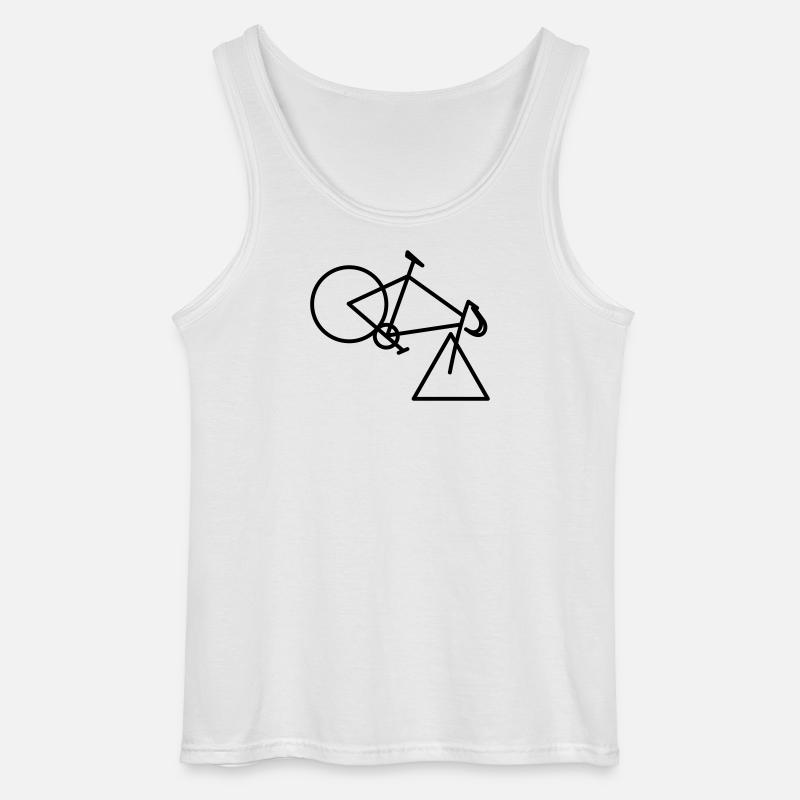 Dreirad - Gildan Männer Tank Top - Weiß
