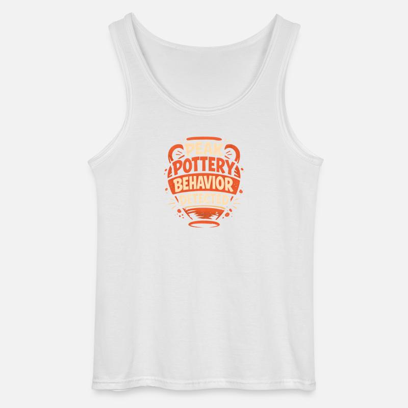 Maximum Pottery Mode | Ceramic - Gildan Men’s Tank Top - white
