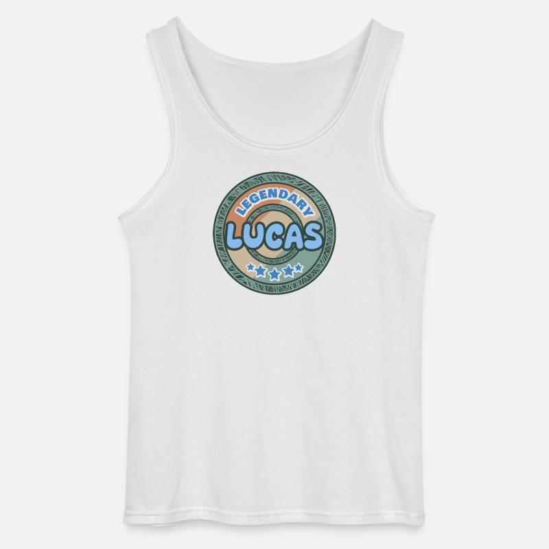 Spruch Lucas - Gildan Männer Tank Top - Weiß