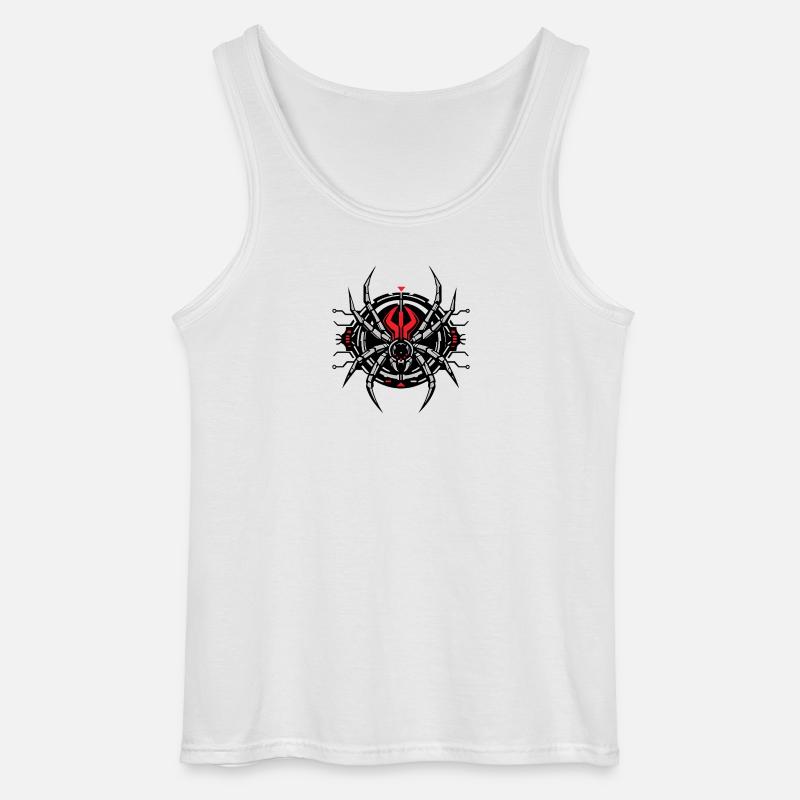 Redback Spider : Édition Tech - Débardeur Gildan Homme - blanc
