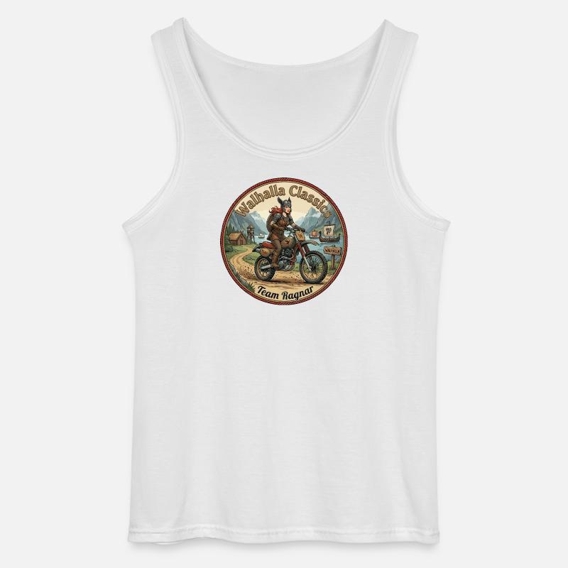 Walhalla Classics - Team Ragnar - Gildan Men’s Tank Top - white